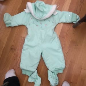 18 month girls snow suit